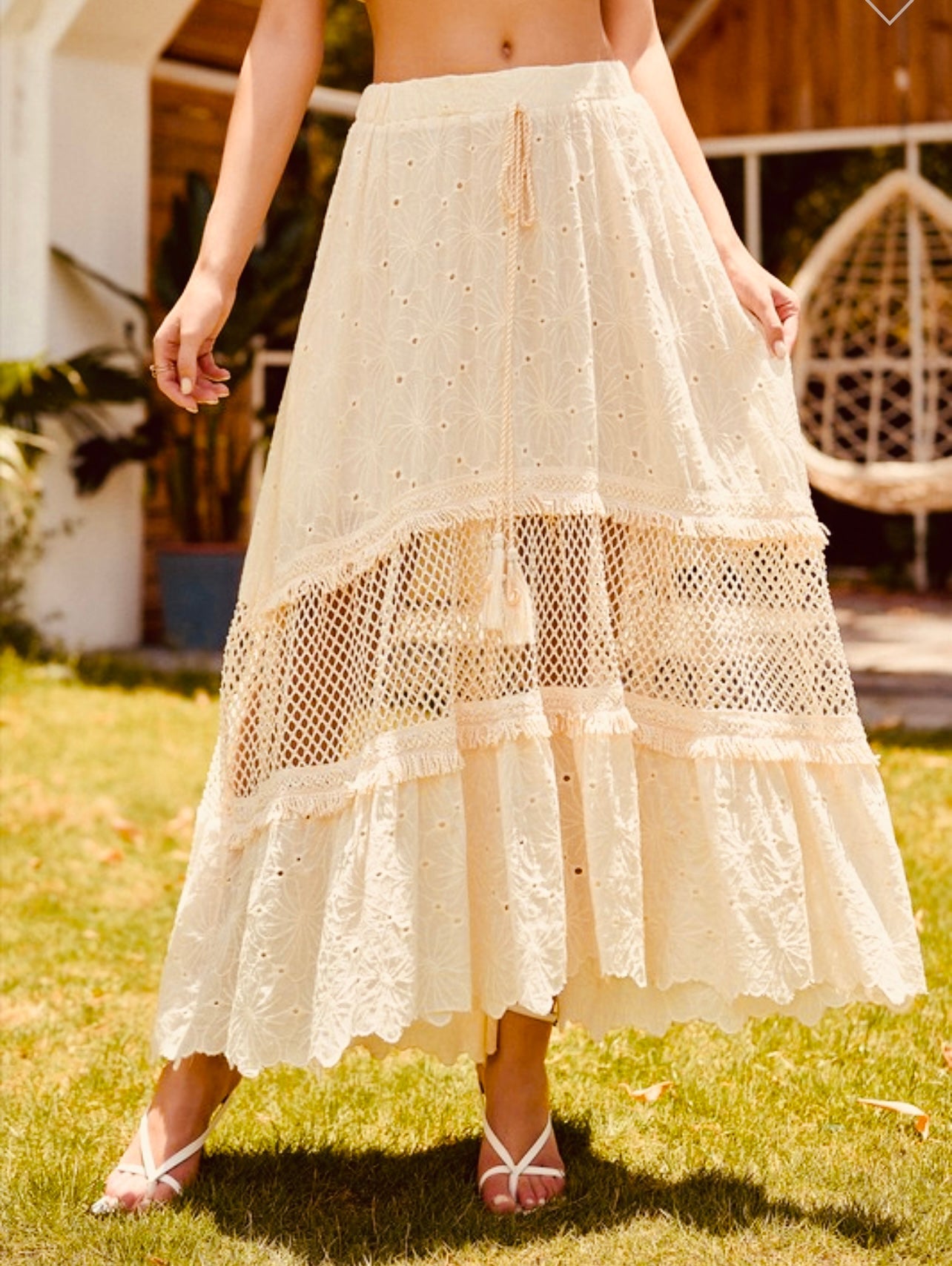 Boho Maxi Hippie Gypsy Skirt Floral Skirt