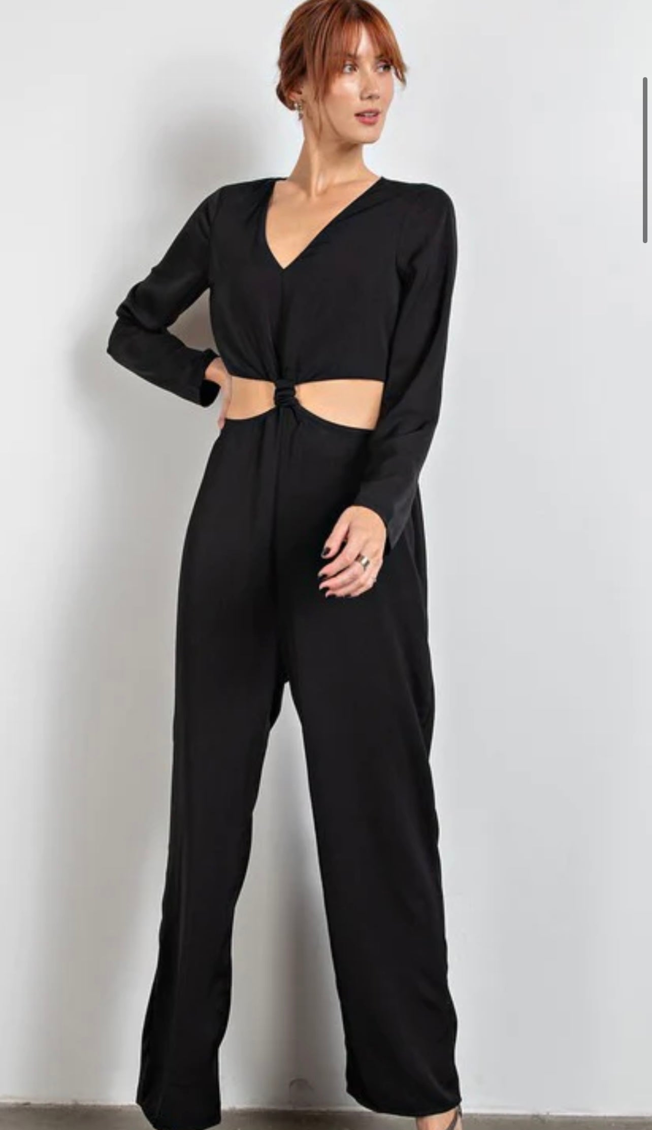 Twisted Front Jumpsuit