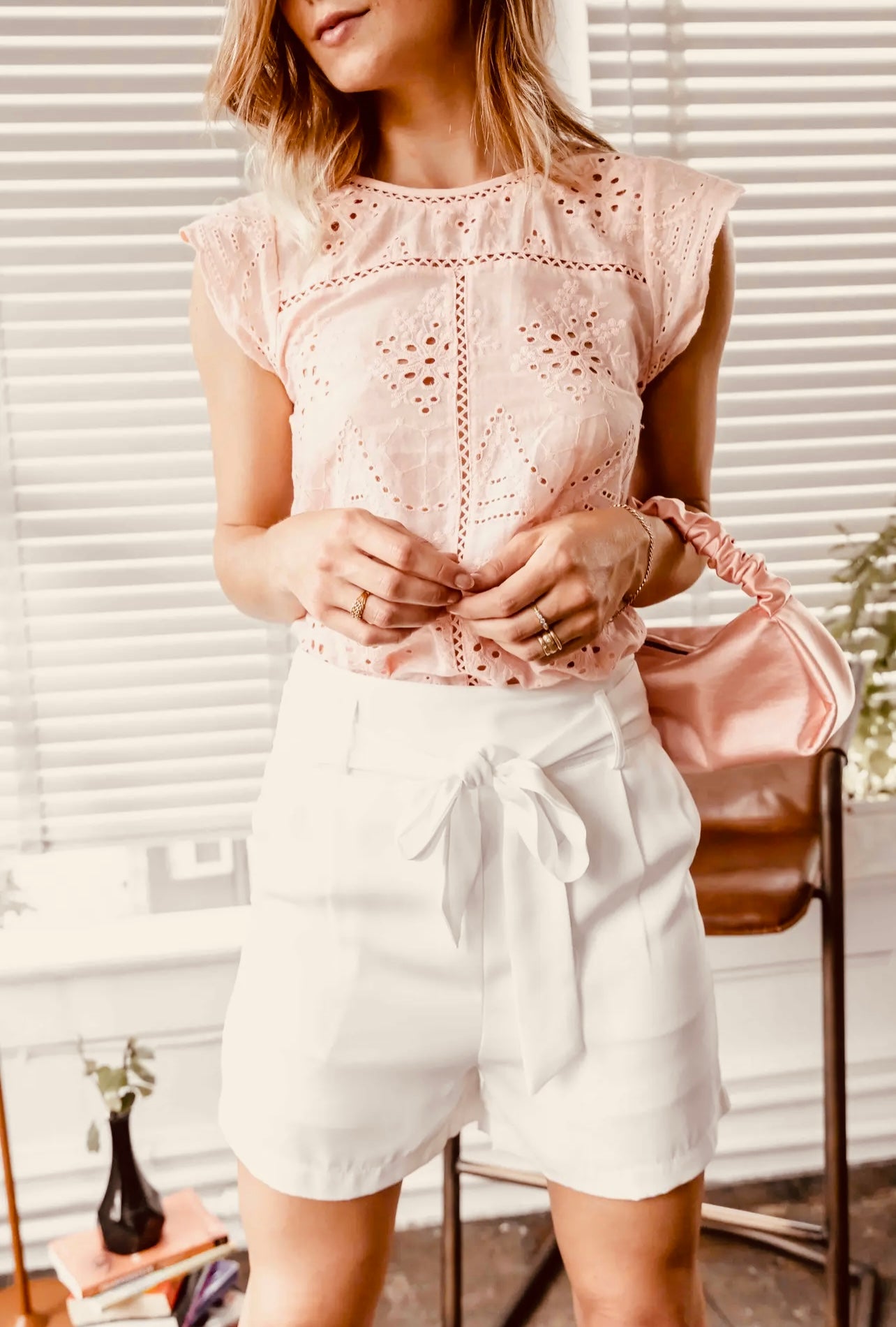 Pink Langley Casual Blouse