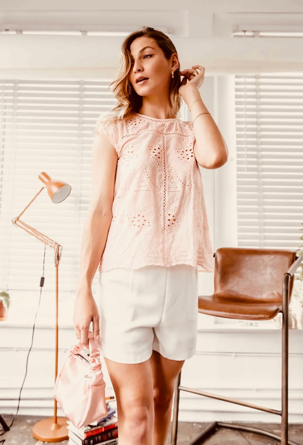Pink Langley Casual Blouse