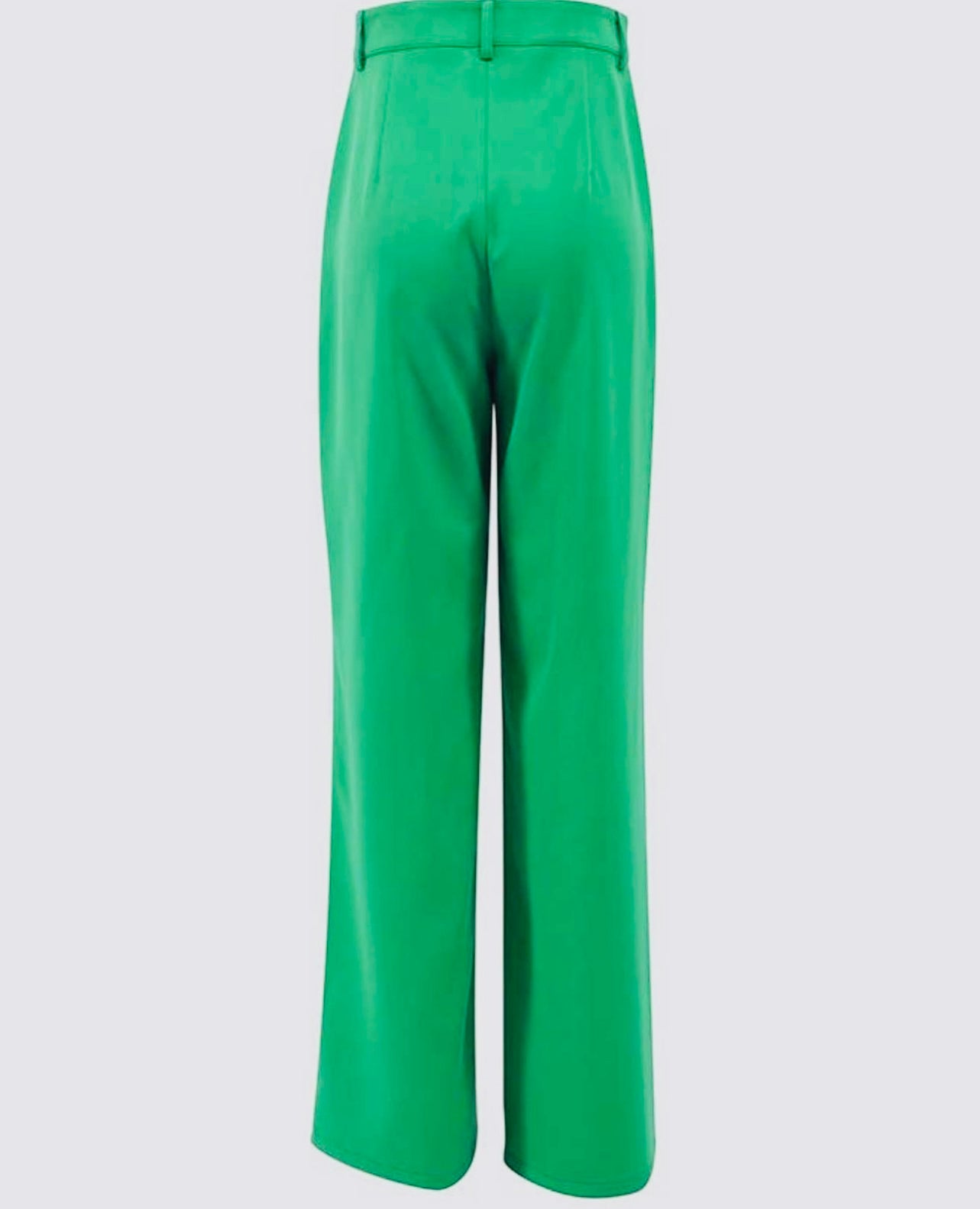Green Trousers Straight Leg Trousers