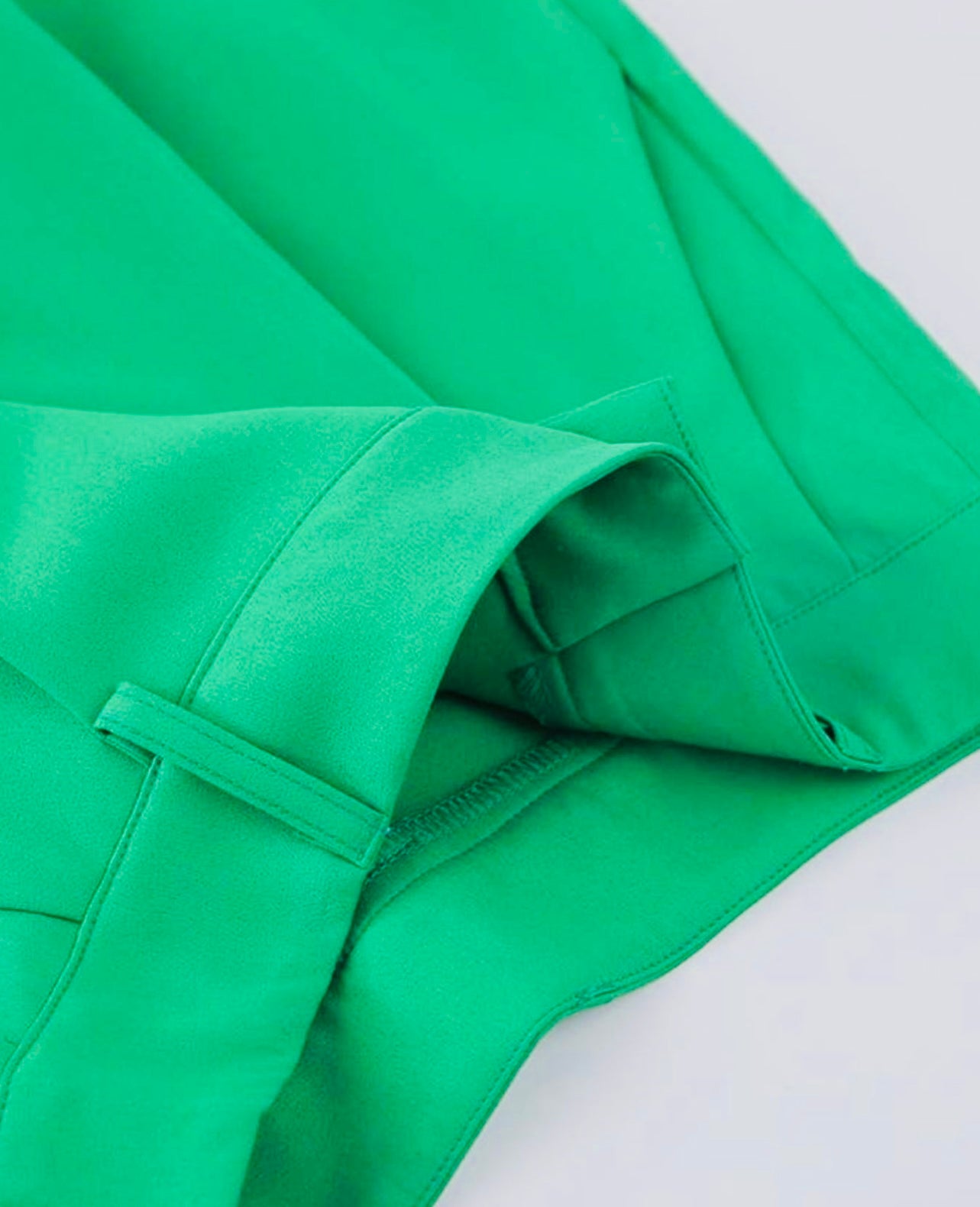 Green Trousers Straight Leg Trousers