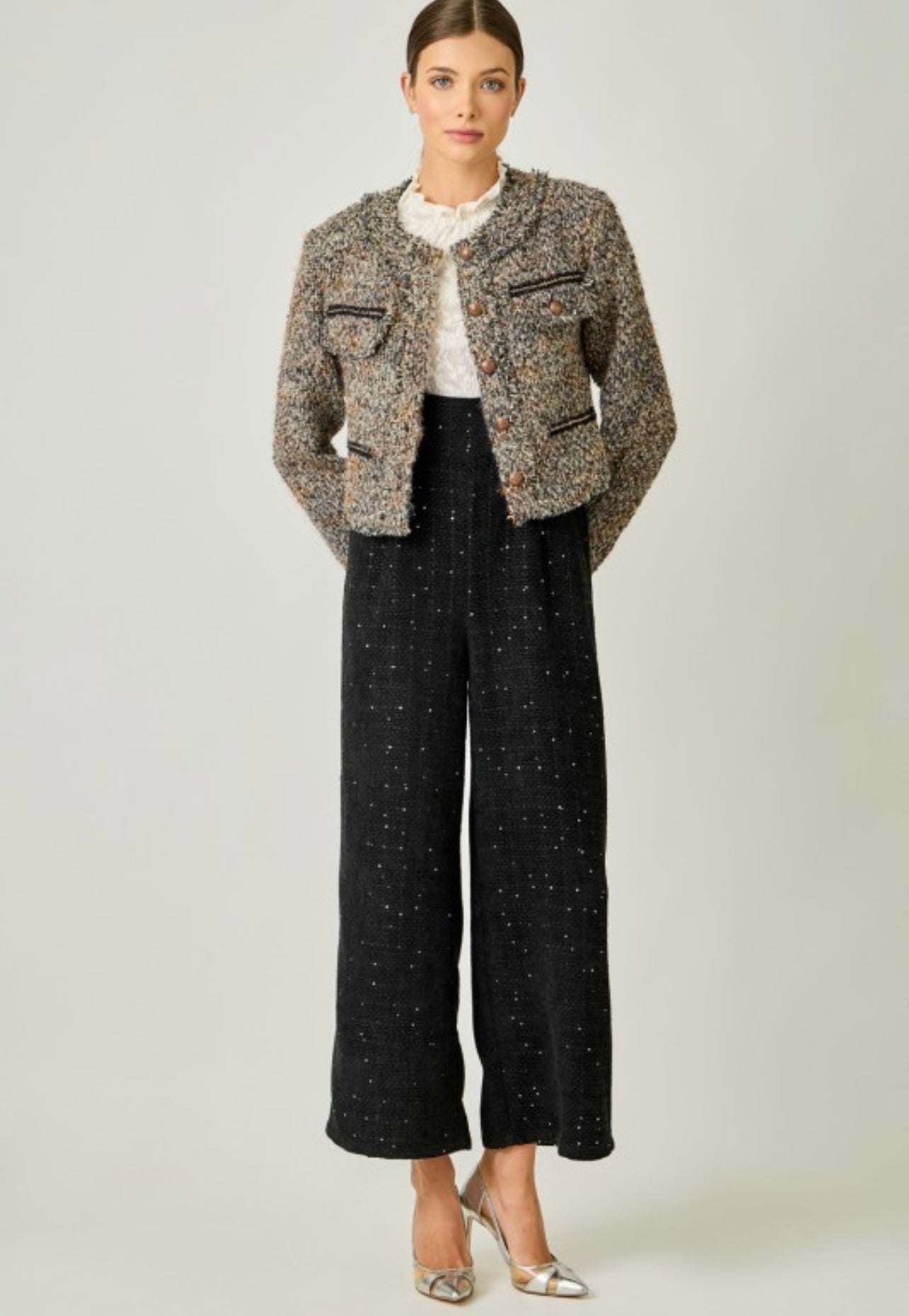 Fringe Tweed Jacket
