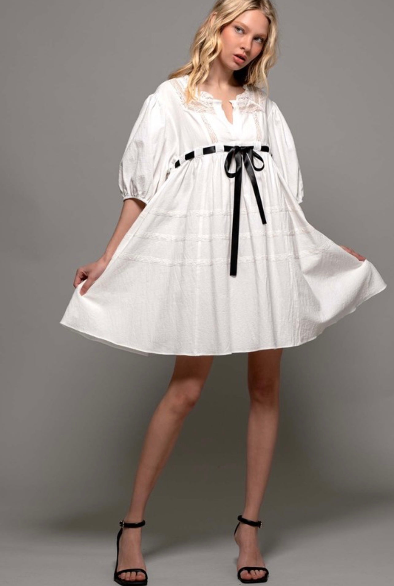 Golden Times Mini Dress
